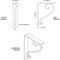 Ekena Millwork Edwards Wrought Iron Bracket, (Single center brace), Antiqued Copper 1 1/2"W x 5 1/2"D x 8"H BKTM01X05X08SEDACO - alternate 6